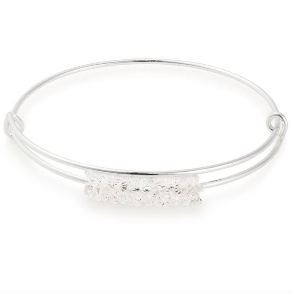 Elegant Silver Bangle Bracelet